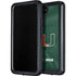 University of Miami Green Jersey Galaxy S24 Plus Waterproof Case